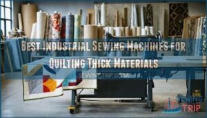 industrial sewing machine quilting thick materials