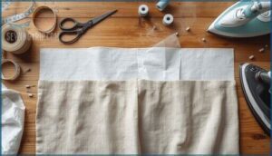 insert interfacing at top of curtains insert interfacing at top of curtains