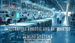 integrating robotic and automated sewing systems