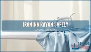 ironing rayon safely