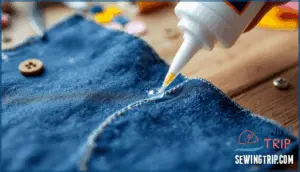 is fabric glue permanent