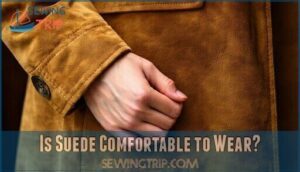 is suede comfortable to wear