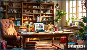 join online sewing communities for support