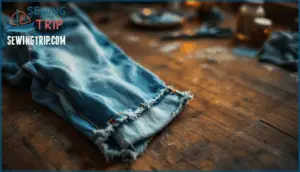 keep denim from fraying