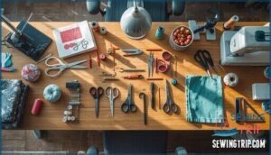 keeping tools and materials within reach