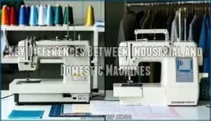 key differences between industrial and domestic machines