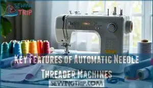 key features of automatic needle threader machines