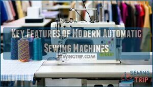 key features of modern automatic sewing machines