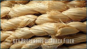 key properties of abaca fiber