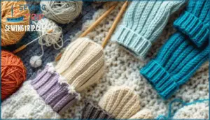 knitting the cuff and wrist