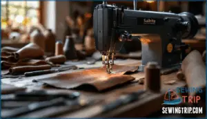 leatherwork (leather sewing)