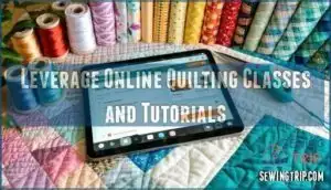 leverage online quilting classes and tutorials