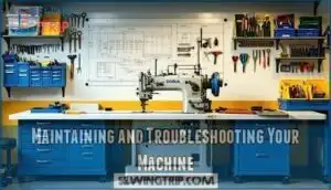 maintaining and troubleshooting your machine