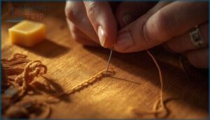 maintaining even thread tension maintaining even thread tension