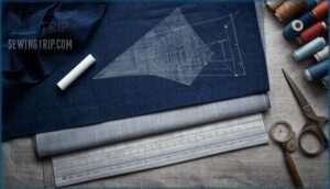 marking and cutting lining and interfacing