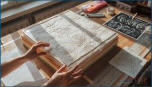 marking and planning quilting designs