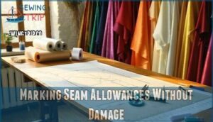 marking seam allowances without damage