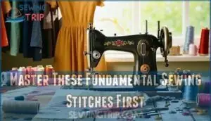 master these fundamental sewing stitches first