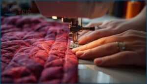 mastering the running stitch with a machine