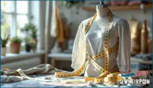 measuring sleeves, armholes, and lengths