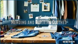 mending and altering clothes