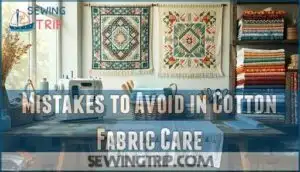 mistakes to avoid in cotton fabric care