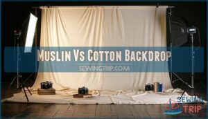 muslin vs cotton backdrop