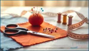 must-know sewing tools (scissors, pins, bobbin, etc.)