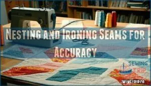 nesting and ironing seams for accuracy