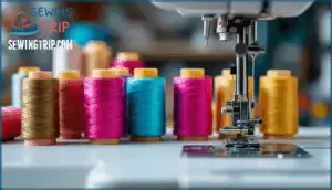 number of threads and stitch types