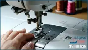 opening the bobbin cover plate opening the bobbin cover plate