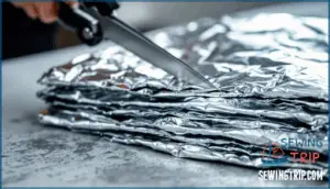 option 4: cutting aluminum foil