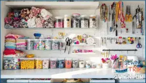 organize sewing supplies efficiently