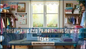organizing and prioritizing sewing tasks