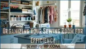 organizing your sewing room for efficiency