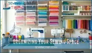 organizing your sewing space