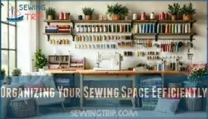organizing your sewing space efficiently