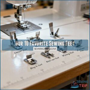 our 10 favorite sewing feet