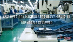 overlock machine for heavy fabric