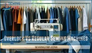 overlock vs regular sewing machines