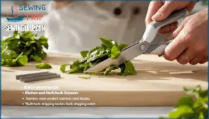 oxo good grips kitchen and herb scissors