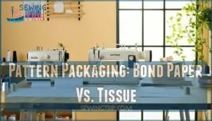 pattern packaging: bond paper vs. tissue