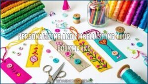 personalizing and embellishing your bookmarks