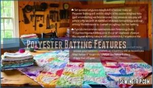 polyester batting features