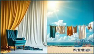 polyester vs. cotton, linen, and silk