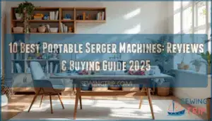 portable serger machine options