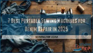 portable sewing machine for denim repair