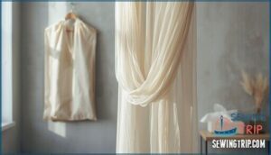 post-treatment care for bleached chiffon