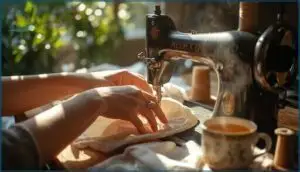 practicing mindful sewing techniques