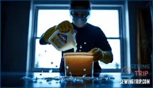 precautions when using clorox